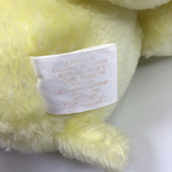 Vintage 1983 Care Bears Birthday Bear. - Picture 10 of 14